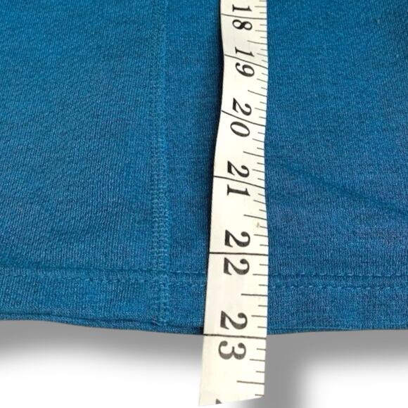 Vintage North Face Pullover Women's Size Medium Tropical Teal 1/4 Zip Pullover - Picture 7 of 7